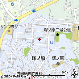 高知県高知市塚ノ原391周辺の地図