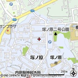 高知県高知市塚ノ原392周辺の地図