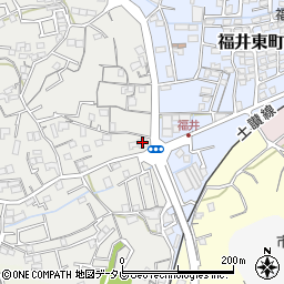 高知銀行福井支店周辺の地図