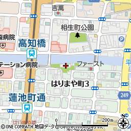 高知八幡宮周辺の地図