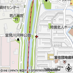 福岡県福岡市早良区室住団地38周辺の地図