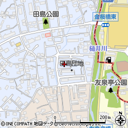 永吉　ギター・ピアノ・ハーモニカ教室周辺の地図