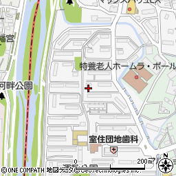 福岡県福岡市早良区室住団地17周辺の地図