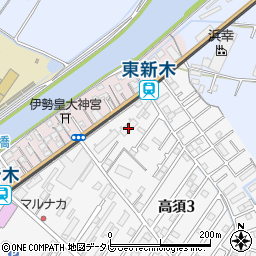 サーパス高須一番館管理事務室周辺の地図