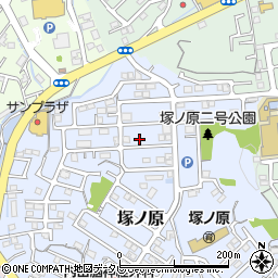 高知県高知市塚ノ原374周辺の地図