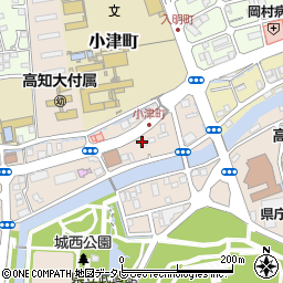 高知県高知市小津町3周辺の地図