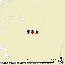 愛媛県大洲市東宇山周辺の地図