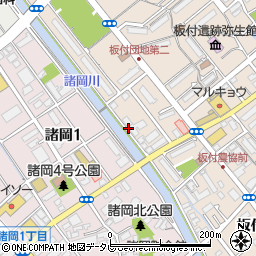 おおさまフーズ板付店周辺の地図