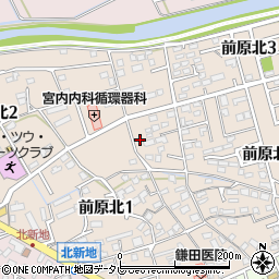 福岡県糸島市前原北周辺の地図