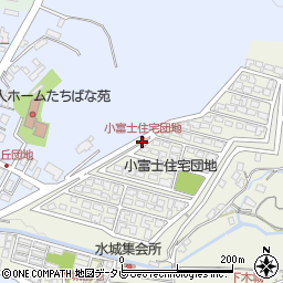 小富士住宅団地周辺の地図