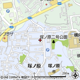 高知県高知市塚ノ原383周辺の地図