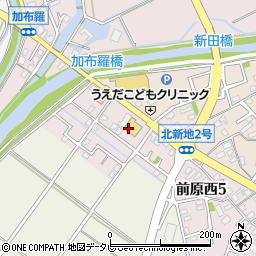 ドラックストアモリ前原店周辺の地図