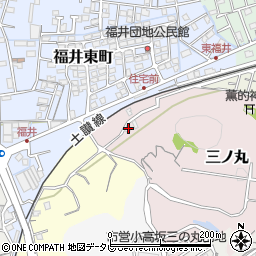 高知県高知市三ノ丸169周辺の地図