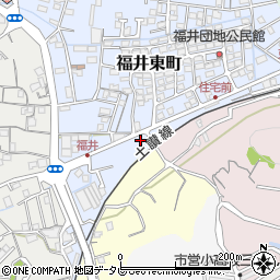 男爵　福井店周辺の地図