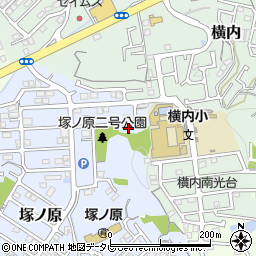 高知県高知市塚ノ原301周辺の地図
