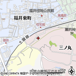 高知県高知市三ノ丸143-9周辺の地図