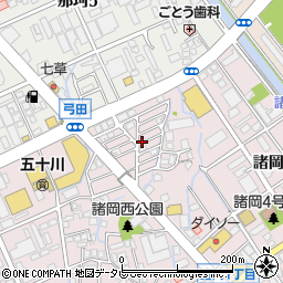 福岡県福岡市博多区諸岡1丁目4-15周辺の地図