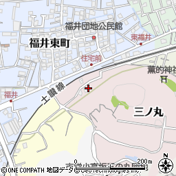 高知県高知市三ノ丸143周辺の地図