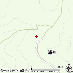 和歌山県東牟婁郡那智勝浦町浦神260周辺の地図