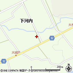 福岡県豊前市下河内1998周辺の地図