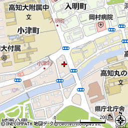 高知県高知市小津町2周辺の地図