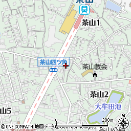アップルハートデンタル福岡周辺の地図