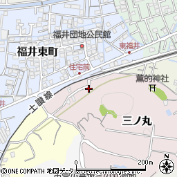 高知県高知市三ノ丸134-6周辺の地図