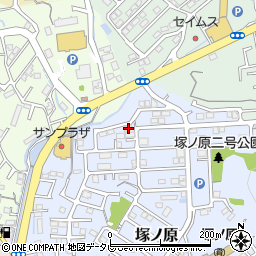 高知県高知市塚ノ原438周辺の地図