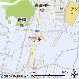 大篠簡易郵便局周辺の地図