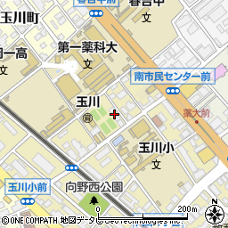 有限会社原田製麺周辺の地図