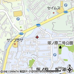 高知県高知市塚ノ原362周辺の地図