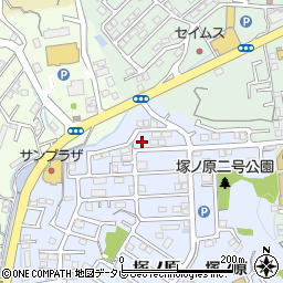 高知県高知市塚ノ原361周辺の地図