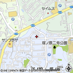 高知県高知市塚ノ原359周辺の地図