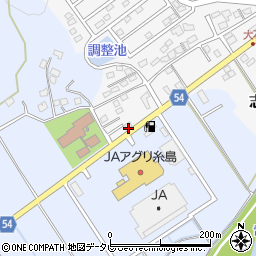 福岡県糸島市志摩師吉7-17周辺の地図
