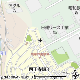 四王寺坂　ひかり乳幼児園周辺の地図