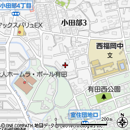 市営住宅小田部住宅周辺の地図