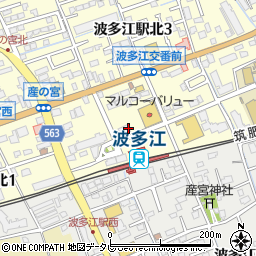 ハニー東京クリーニング波多江店周辺の地図