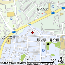 高知県高知市塚ノ原363周辺の地図