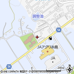 福岡県糸島市志摩師吉7-4周辺の地図