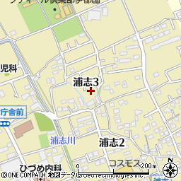 福岡県糸島市浦志3丁目周辺の地図
