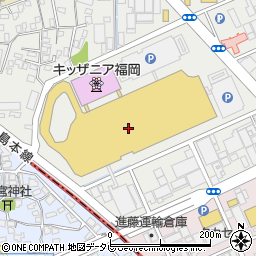 ジーユーららぽーと福岡店周辺の地図