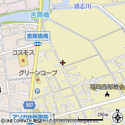 福岡県糸島市浦志640-1周辺の地図