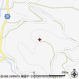 愛媛県大洲市豊茂1281周辺の地図