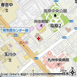 福岡市立南市民センター周辺の地図