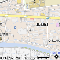 セコム高知株式会社　高知中央支社周辺の地図
