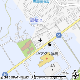 福岡県糸島市志摩師吉7-6周辺の地図