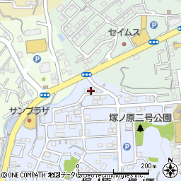 高知県高知市塚ノ原353-2周辺の地図