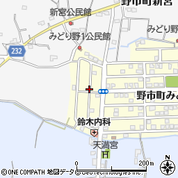 高知県香南市野市町みどり野1丁目周辺の地図
