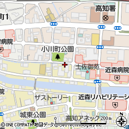 〒780-0052 高知県高知市大川筋の地図