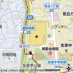 萬永堂　ダイエー笹丘店周辺の地図